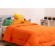 Acolchado Oro Liso - Twin - Naranja - 1 1/2 Pl.