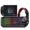 Kit Gamer SOUL 4 en 1 teclado/ auriculares/ mouse/mousepad