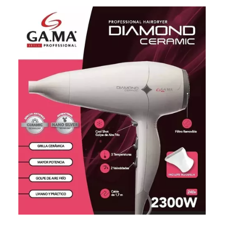 Secador de Cabello GAMA Diamond 2200W