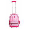 Mochila ELF carro 2div. Rosa 6454A